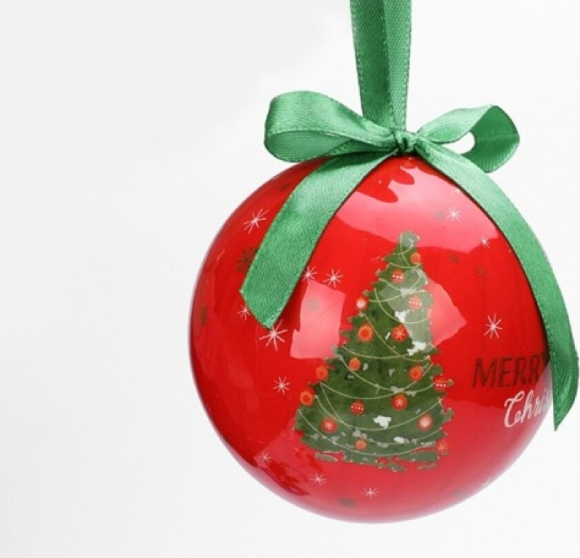 Julekule grønn rød bakgrunn Årlig juleutgave, ball, 7.