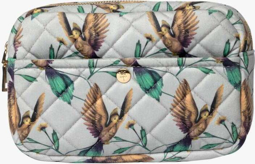 Beauty Bag Large Natural Hummingbird