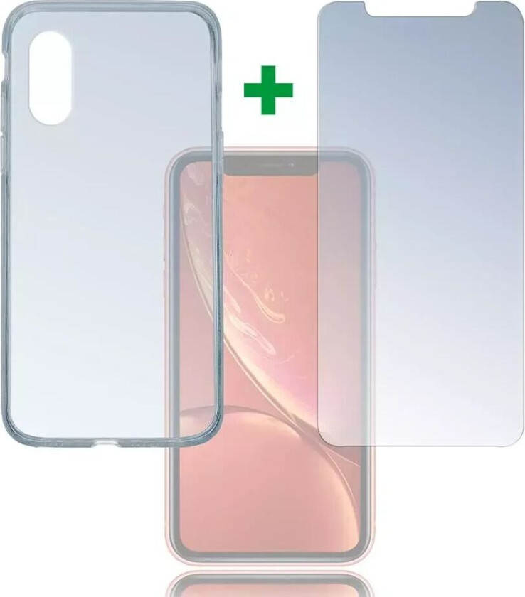 4smarts iPhone XR 4smarts 360⁰ Protection Set (Deksel + Herdet Glass)