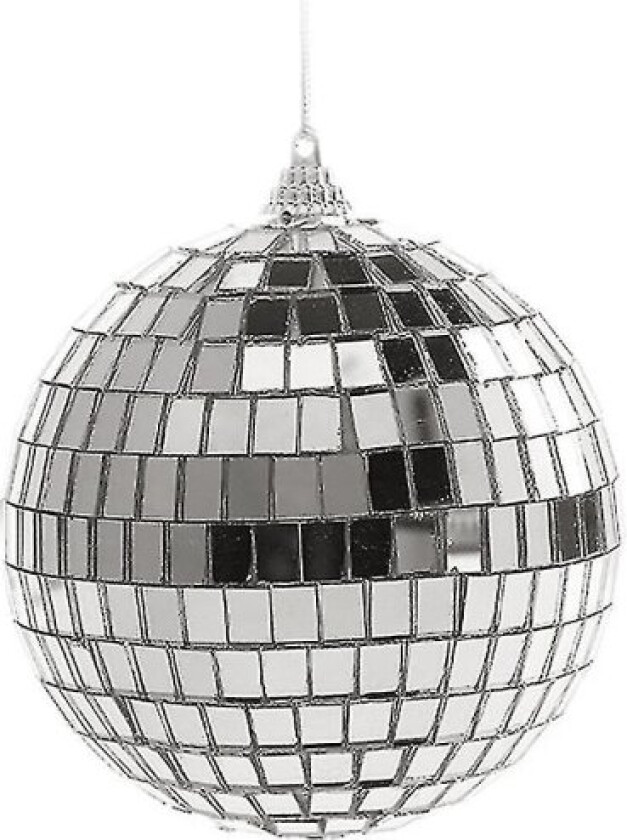 Sølv disco reflekterende speil julekuler som er enkle å henge til jul, bryllup, festdekorasjoner