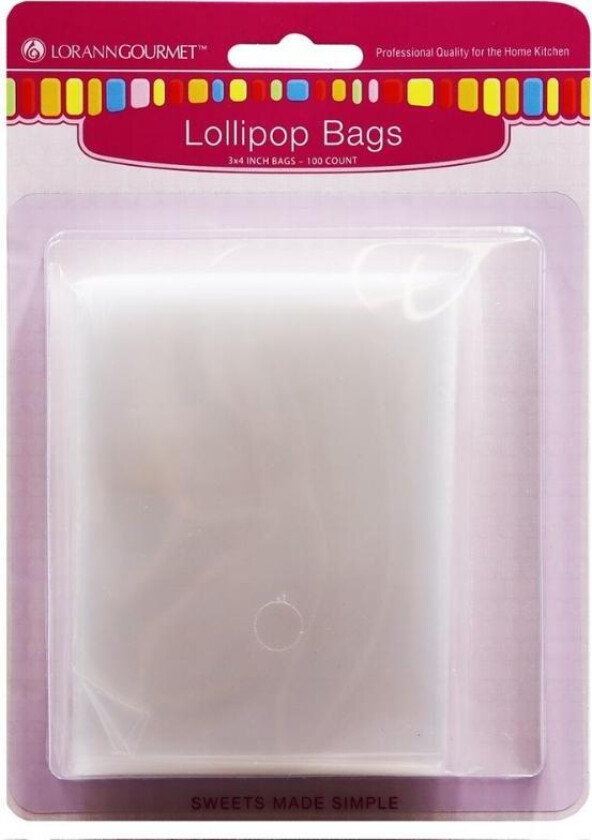 LorAnn Gjennomsiktig gavepose -7,6x10cm- pk/100