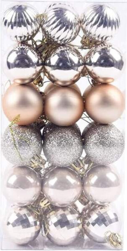 36 stk julekulepynt, splintfri jul