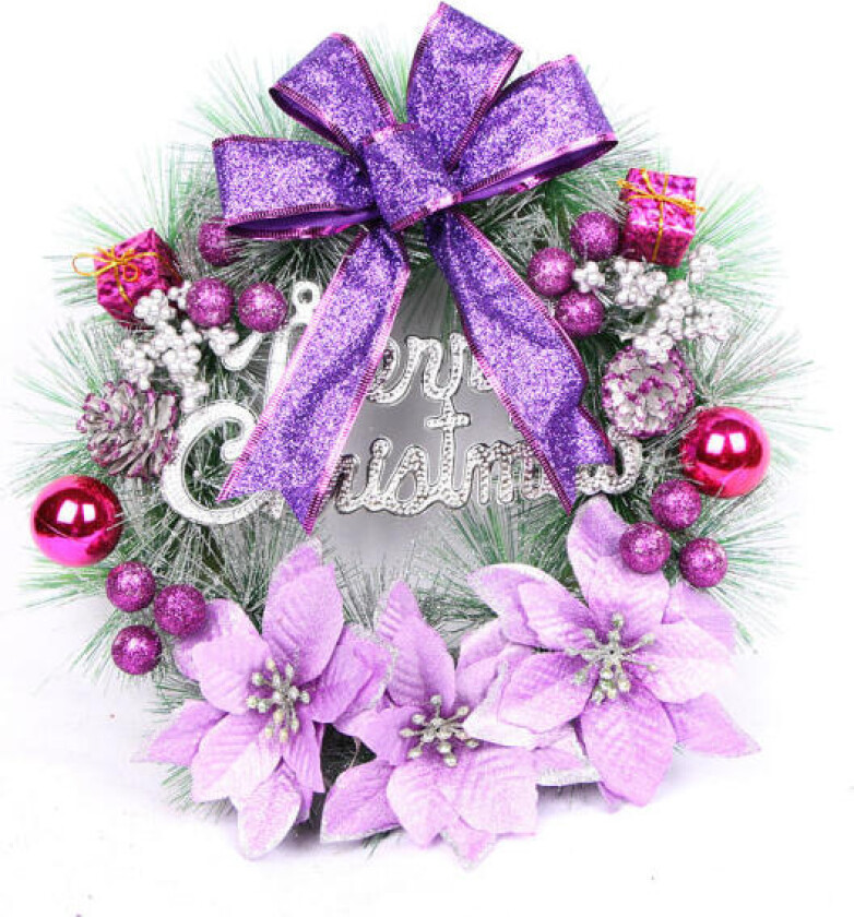 Julekrans til ytterdør 30cm