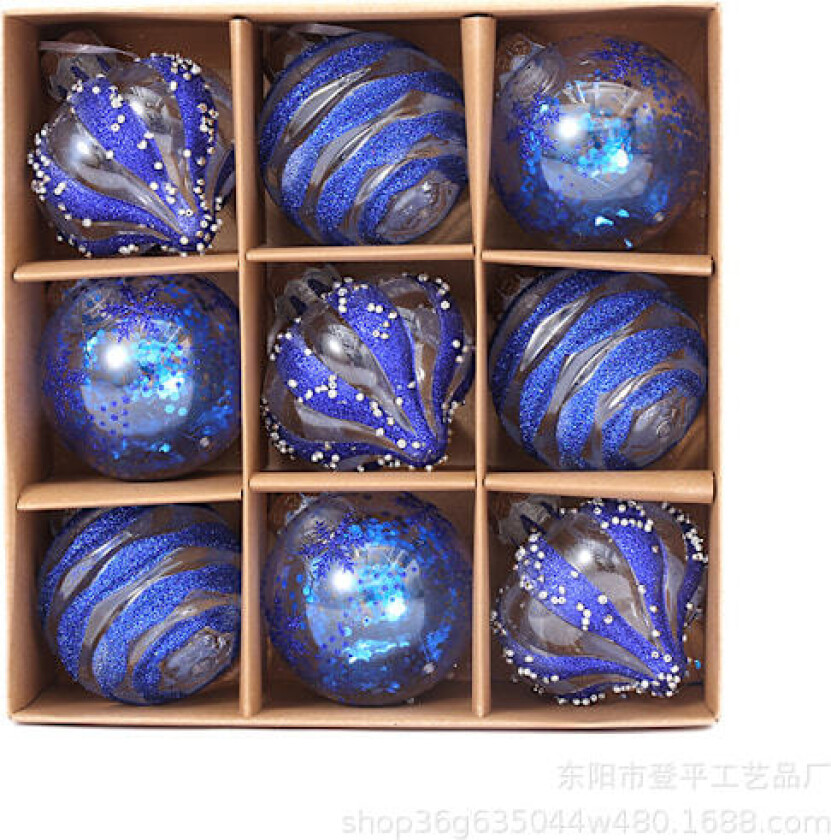 Kreativ design utsøkt julekule julepynt for nettstedets layout dekorasjonskule feriegavekule 8cm