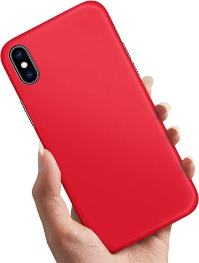 iPhone XR - Deksel/Mobildeksel Rød Red