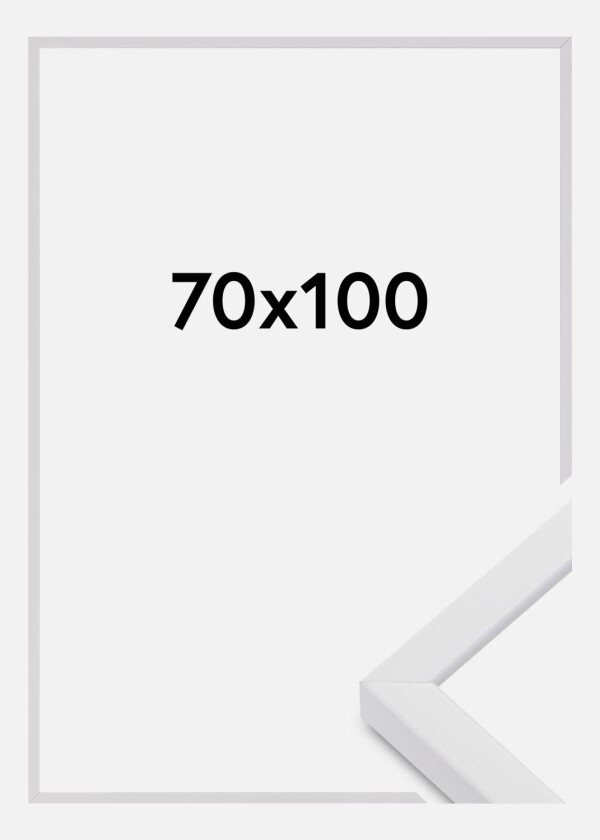 Ramme E-Line Wide Akrylglas Hvit 70x100 Cm