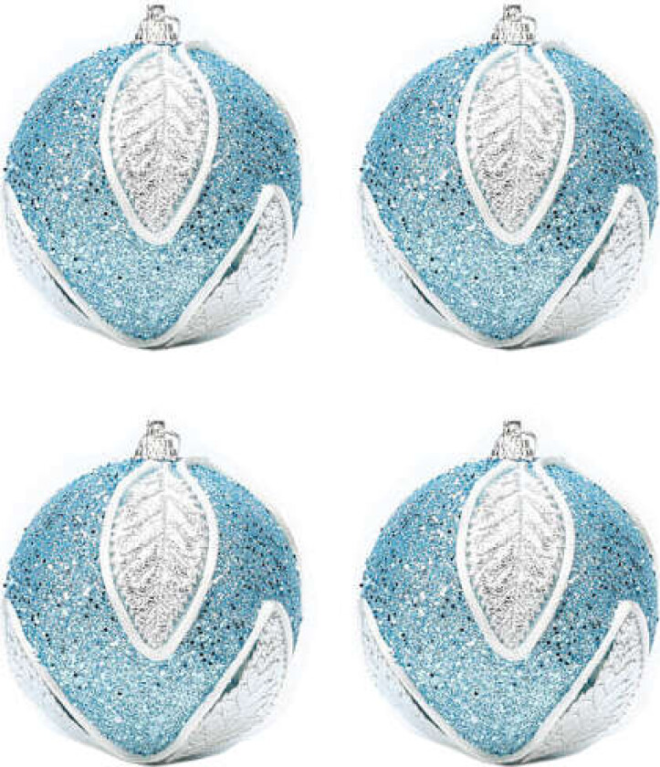 Julekuler med glitter, vintage stil