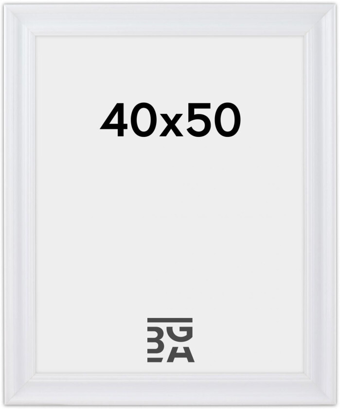 Focus Ramme Charleston Hvit 40x50 Cm