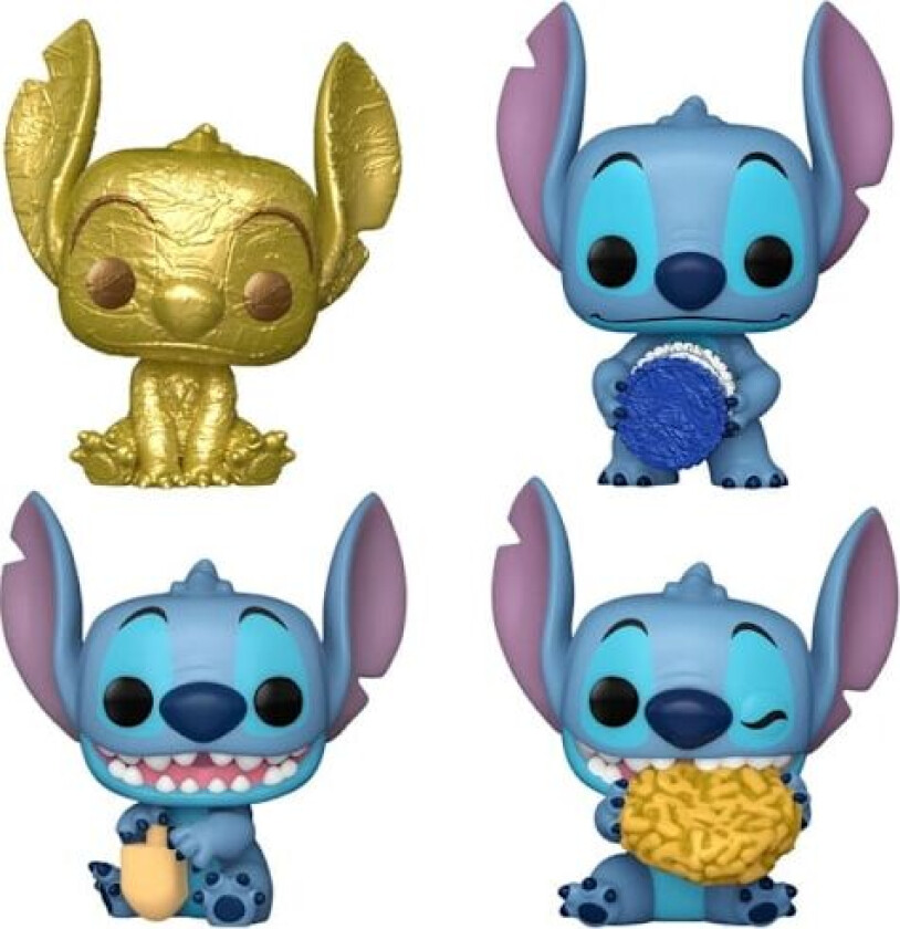 Stitch Holiday 2024 Pocket POP! Vinyl Mini figures 4-Pack Dreidel Box 4 cm Multicolor