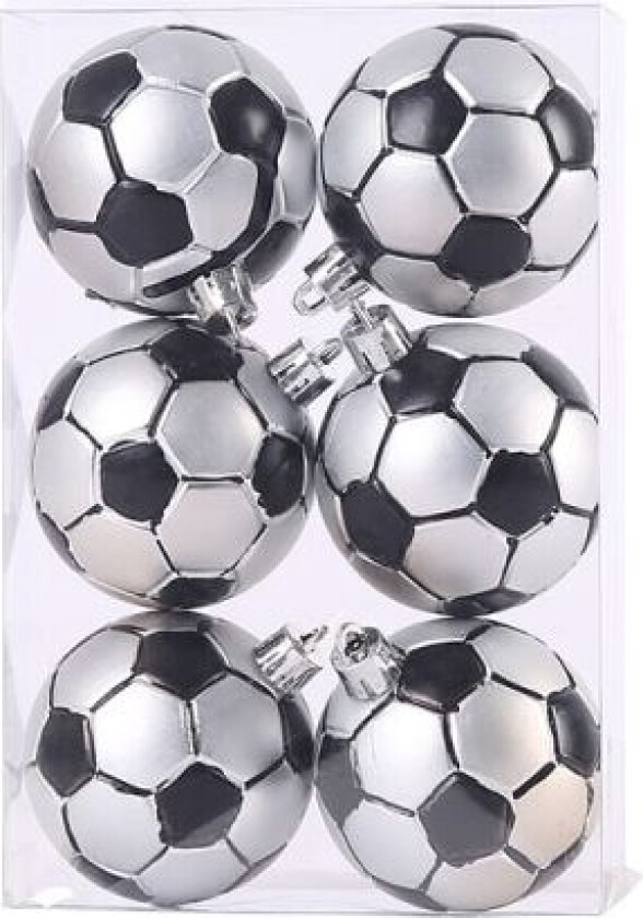 Julepynt 6cm Julekule Fotball Baseball Fotball Basketball (Fotball)