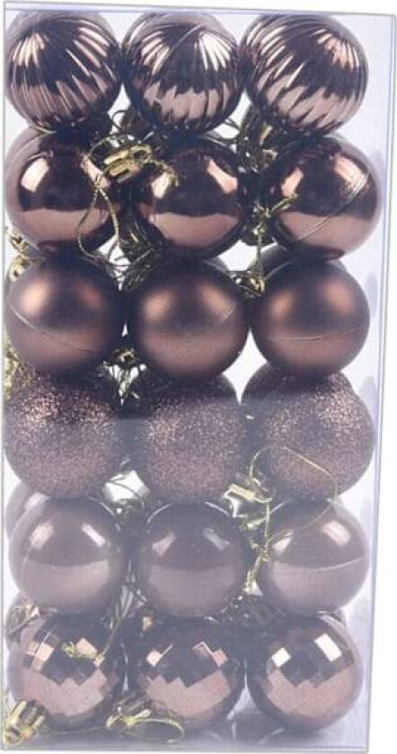 36 stk julekulehengende ornamenter juletretilbehør jul