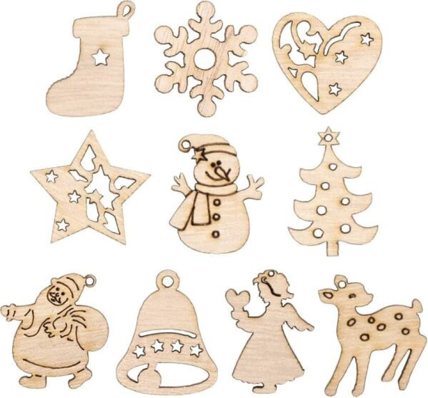 STOBOK 200 stk. juletreanheng i tre