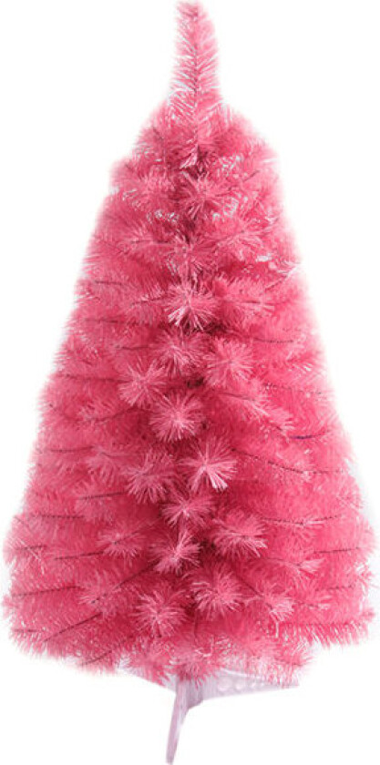 Rosa Juletre Kunstig Juletre Hjemmedekorasjon Søt Plast Juletre Dekorasjon