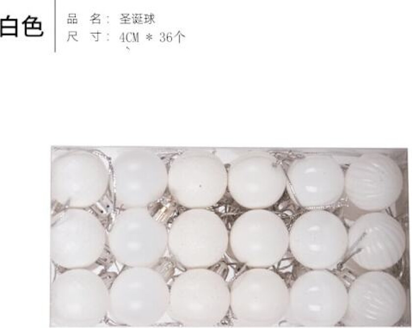 Julekuler Juletrærpynt Fargerike Kuler Henger Julemateriale Tilbehør DIY Julepynt A