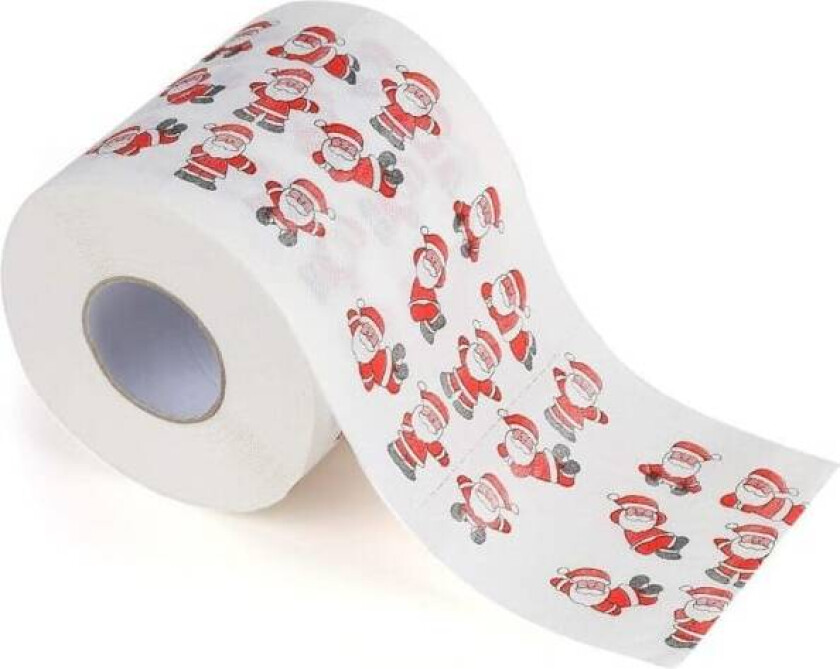 Trykt toalettpapir, julemønster rullepapir, 170