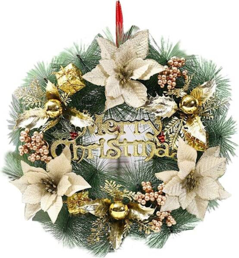 Julekrans, kranser for utendørs inngangsdør, juledekorasjon