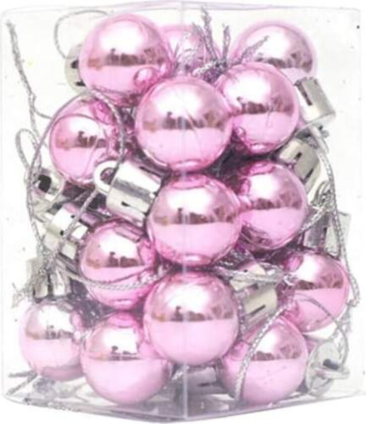 24 stk Julekuler Mini Julekuler Pynt