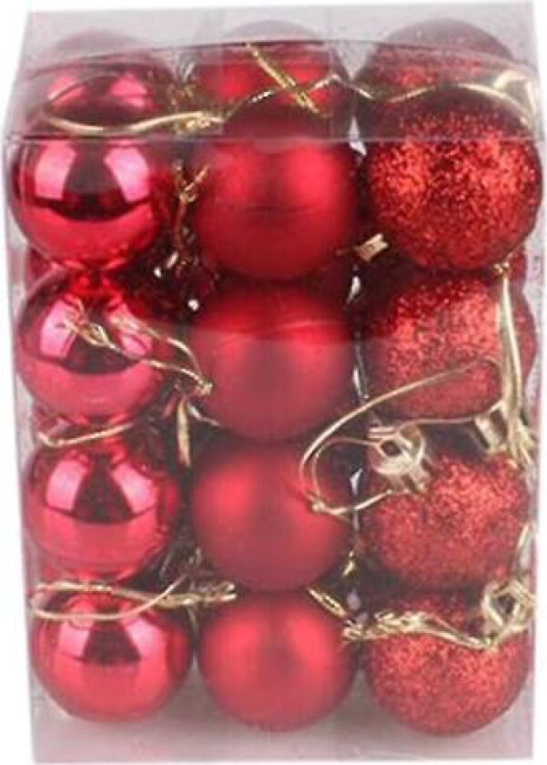 Julekule 30mm Juletre Kule Henge Hjem Ornt R Z11