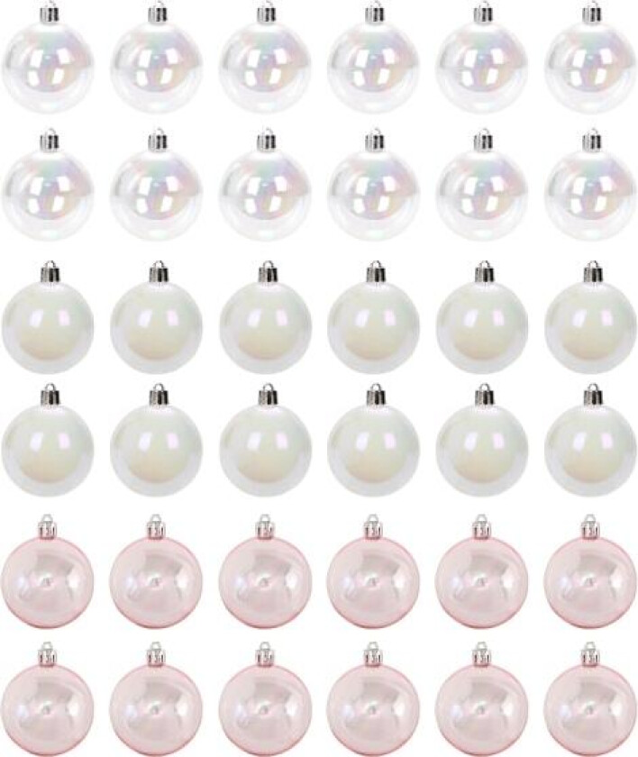 IC 36 stk DIY Julekulepynt Juletrepynt 4cm