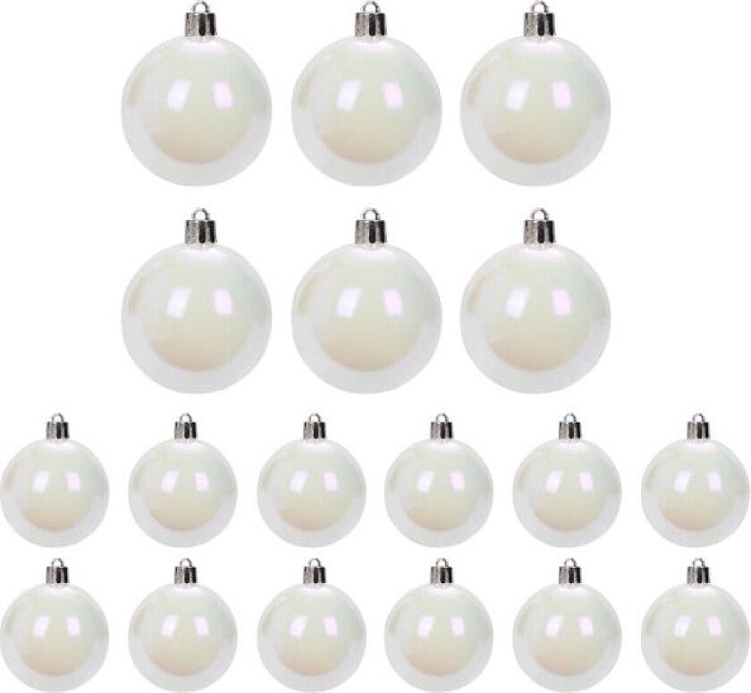 18 stk DIY Julekulepynt Juletrepynt