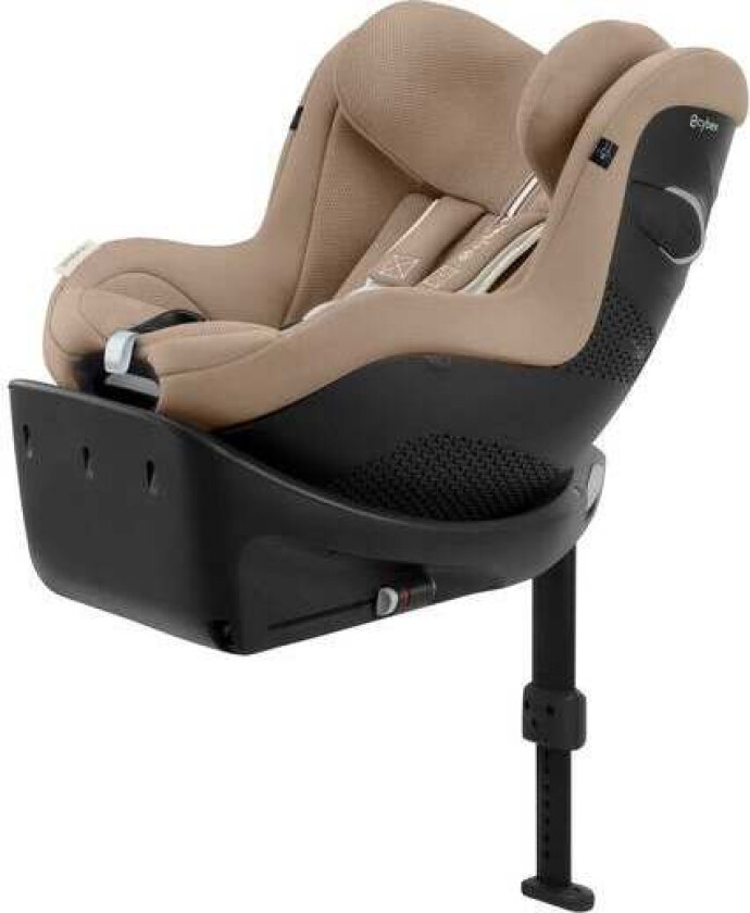 Sirona Gi i-Size Plus Bilstol, Almond Beige - Bakovervendte