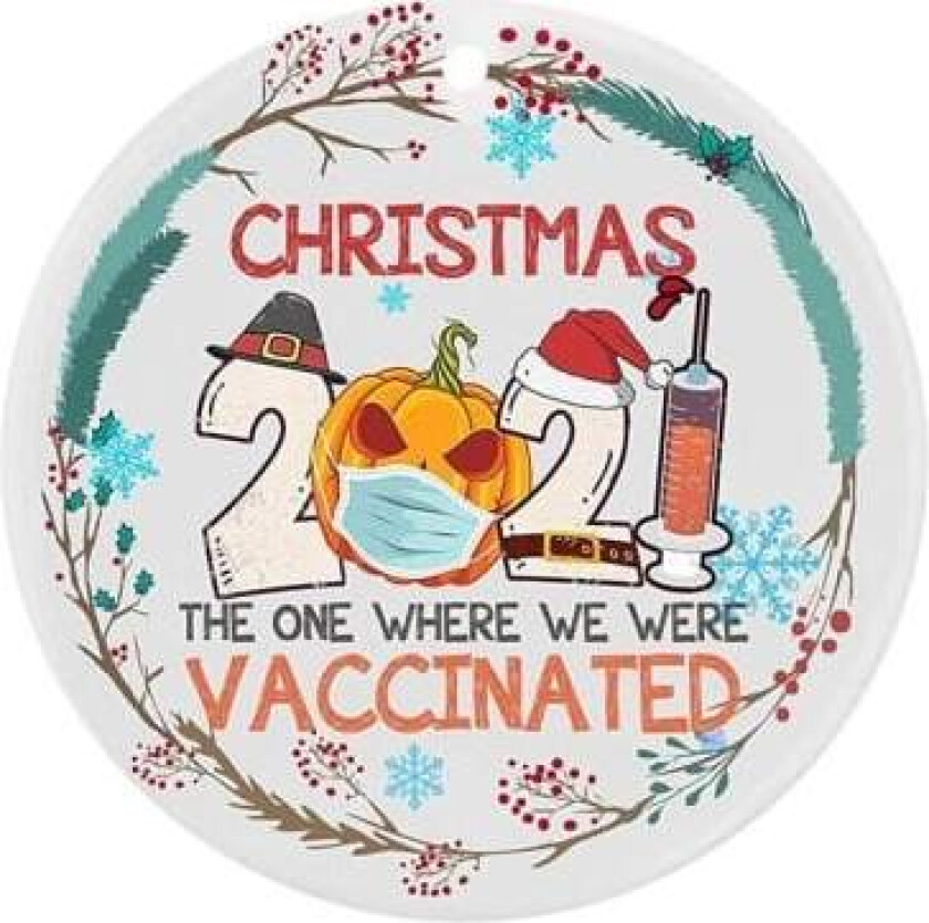 Julekule i tre, rund, hengende, julepynt, julegave