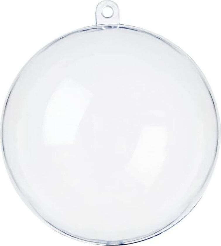 Gjør-det-selv gjennomsiktige julekuler i plast, gjennomsiktig akryldekorasjon
