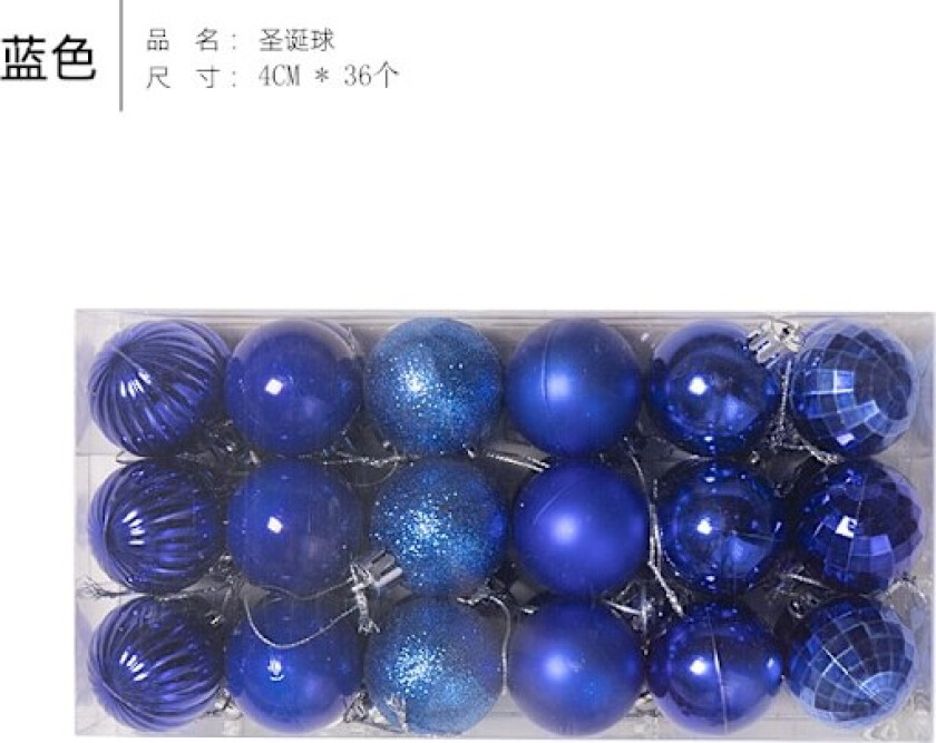 Julekuler Juletrærpynt Fargerike Kuler Henger Julemateriale Tilbehør DIY Julepynt A