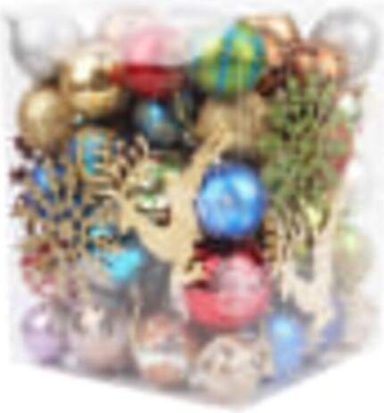 Julekuler Fargerike Juletrær Henge Ornament Glansende Hjem