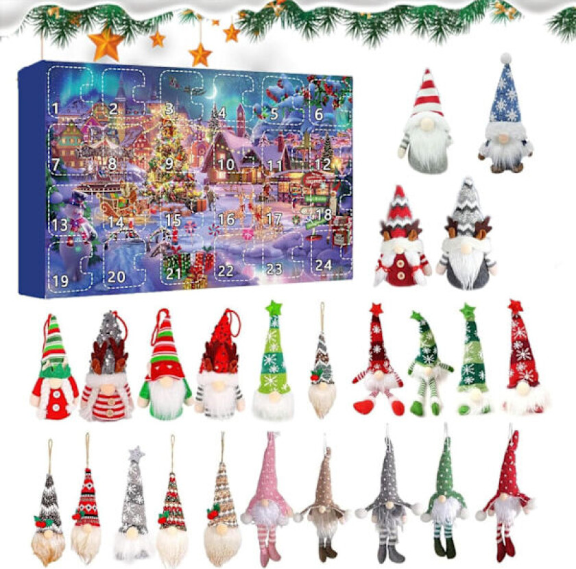 Nisse Julekalender, Julenisse Dukker og Hengende Pynt Julscenstil