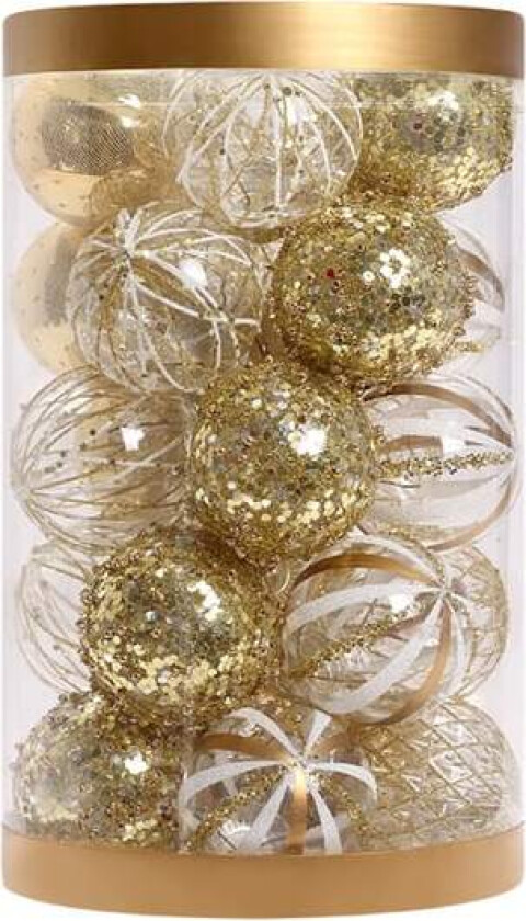 IC 25 stk julekuledekor, 60 mm/2,36\" julekuler ornament"