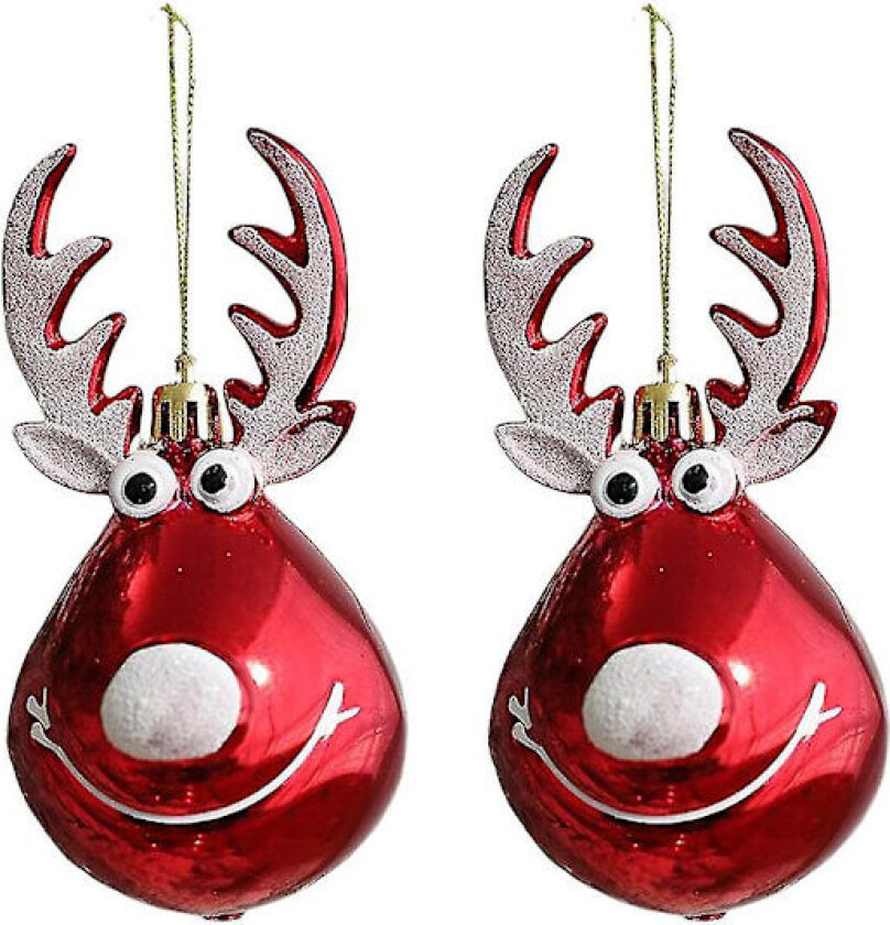 Julekuler, Elgdesign, Hengende Kuler, Festpynt til Juletrær