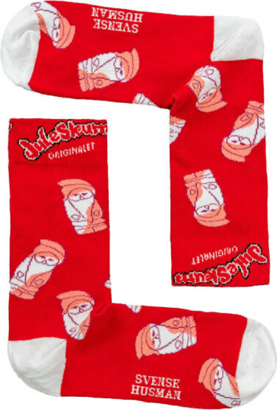 Strumpor Juleskum Skumtomte Röd stl 36-40 Red