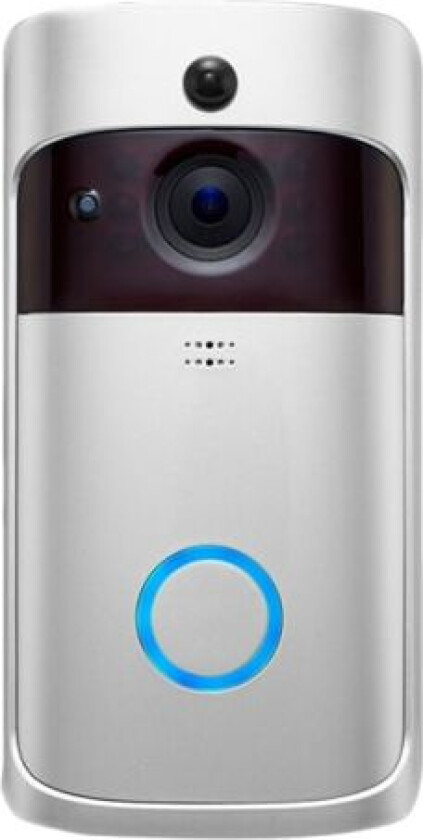 Videodørklokke Smart WiFi 720P Kamera Natt Syn Fjern Visuell Intercom Dørklokke Trådløs Dørklokke med Kamera for Hjem Enkel Installasjon