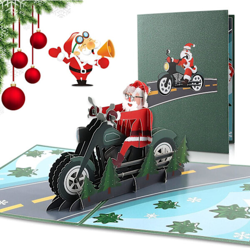 2 gamle 3D lokomotiv tredimensjonale gratulasjonskort, julekort med