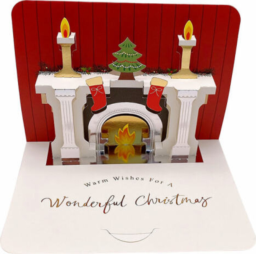 Mub- 2023 julehilsen kort tredimensjonalt gratulasjonskort julegave velsignelsesmelding håndskrevet takknemlighetskort eldstad