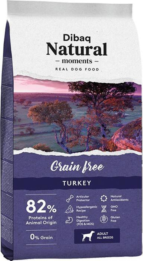 Dog All Age All Breeds Grain Free Turkey 2 kg