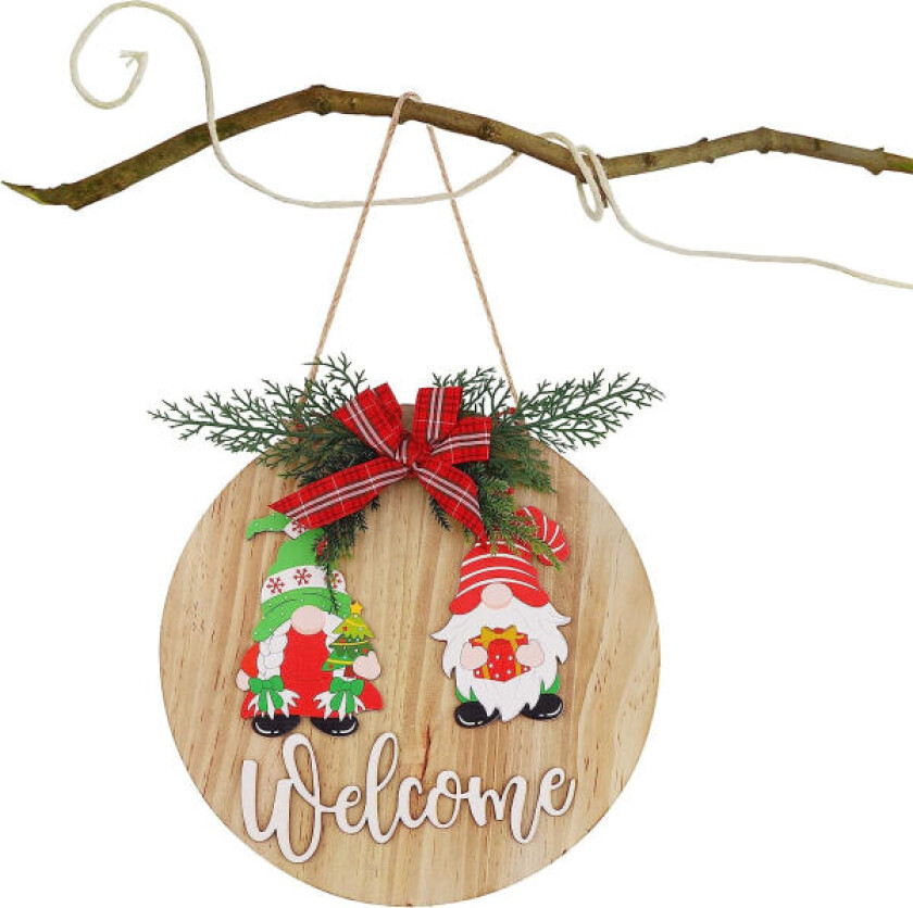 Julekrans Dørdekorasjon, Skilt