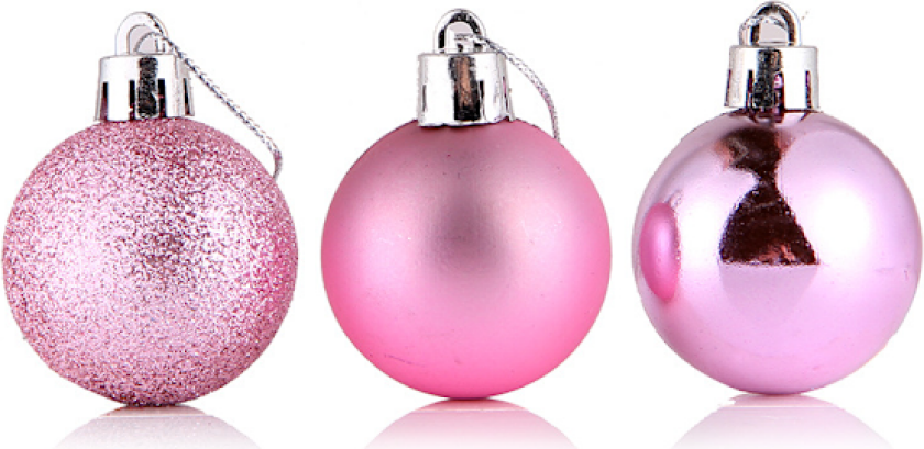 12 Julekuler Julepynt Julebånd Fargerike cm Julekuler Blanke Plast Juletilbehør