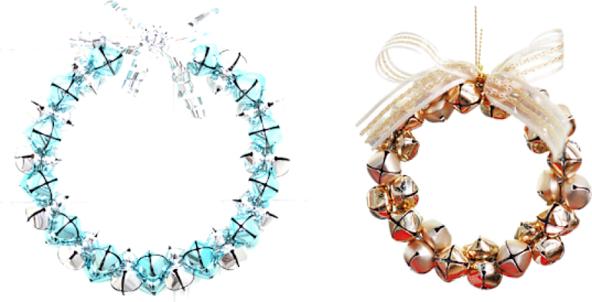 Kreativ julekrans i smijern