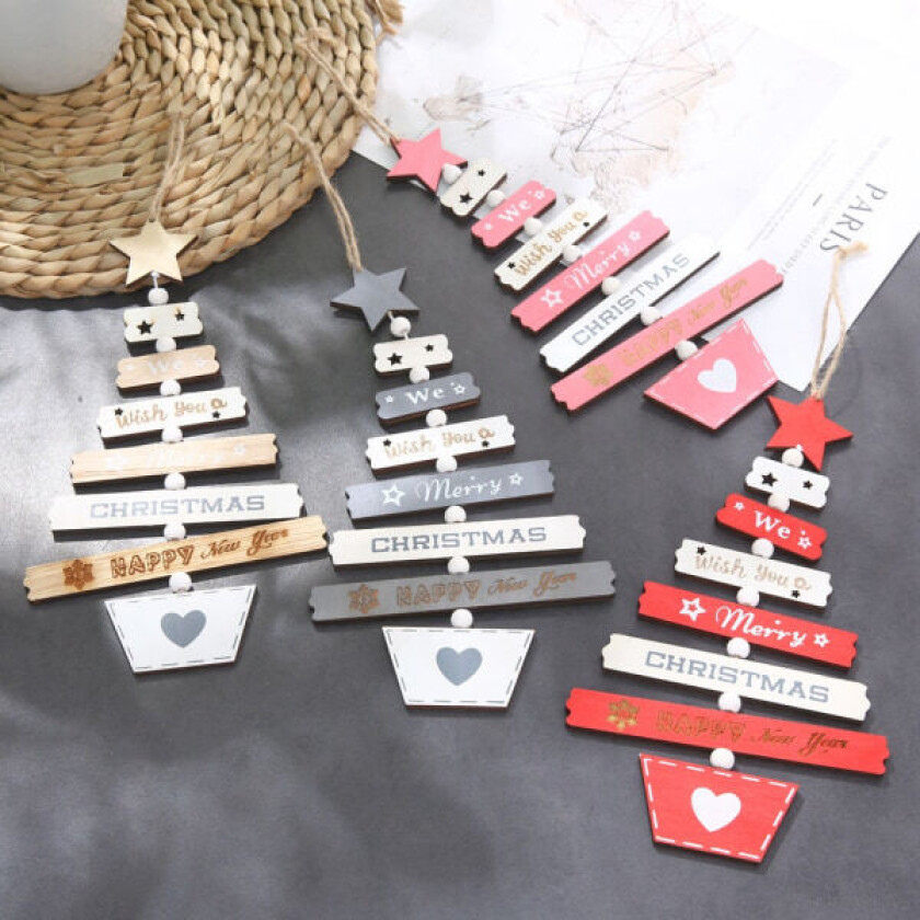 Tretre juledekorasjon for hjemmet juletreanheng Chri