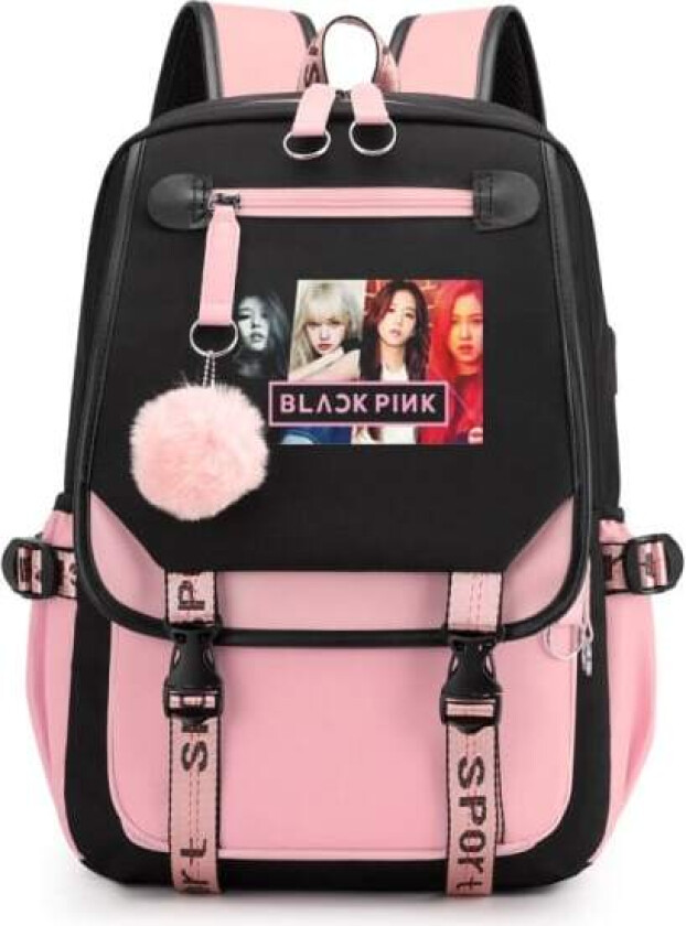 BLACKPINK Ryggsekk Skoleveske Ryggsekk 2