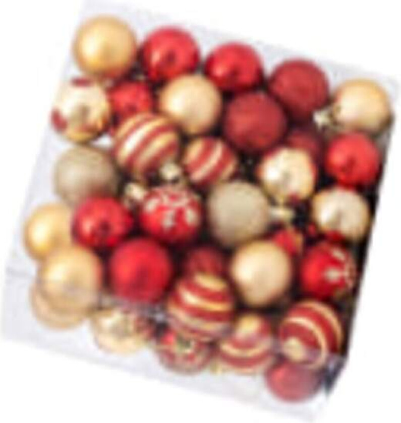 IC 50 stykker julekulepynt hengende dekorasjonskuler