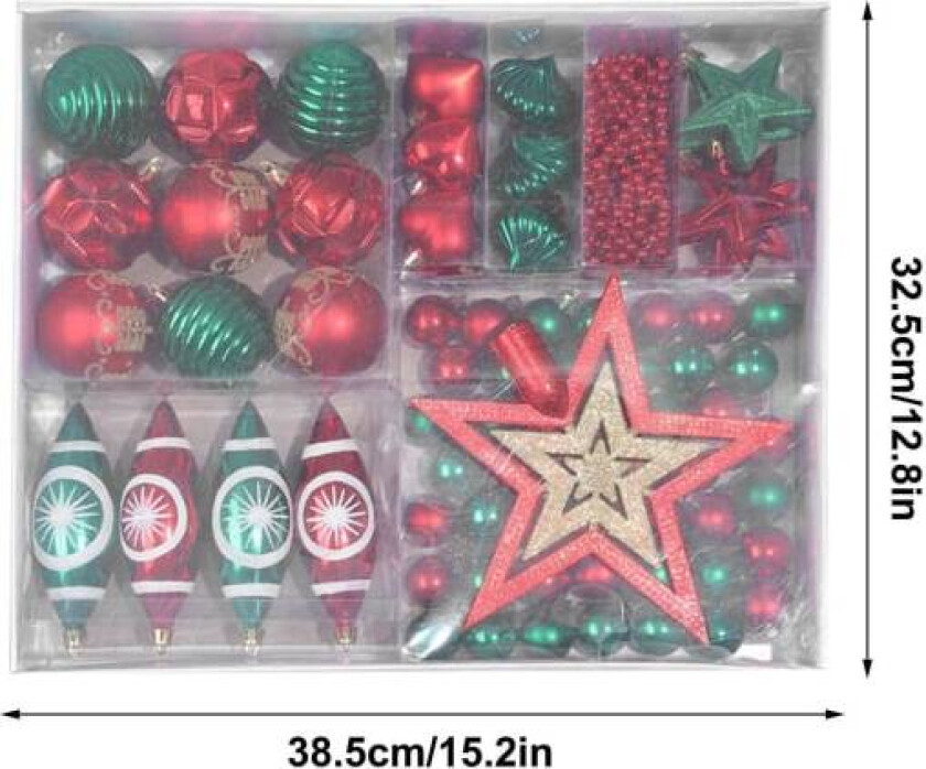 Julekuler Julepynt Shatterproof Baller Til Juletrepynt