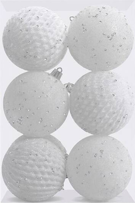 3,15\" Julekuler Ornamenter 12 stk Glitter Sekvens Skumkule"