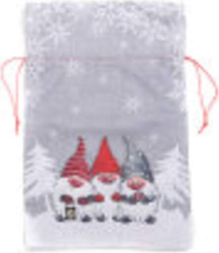 Gavepose Juledekor Ferietilbehør Lint Hotelldekorasjoner Grå