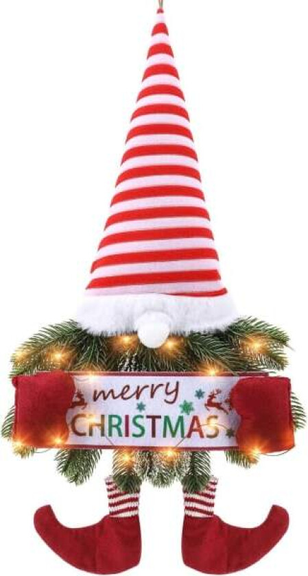 50x30CM, Julekrans Julekrans Dørdekorasjon med L