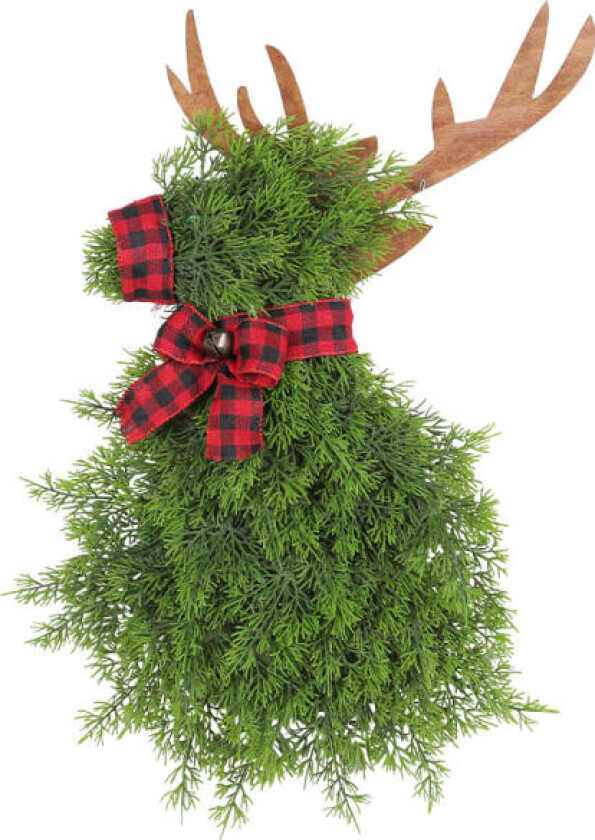 Simulering Furenål Elg, Kreativ Julekrans, Utendørs Pa