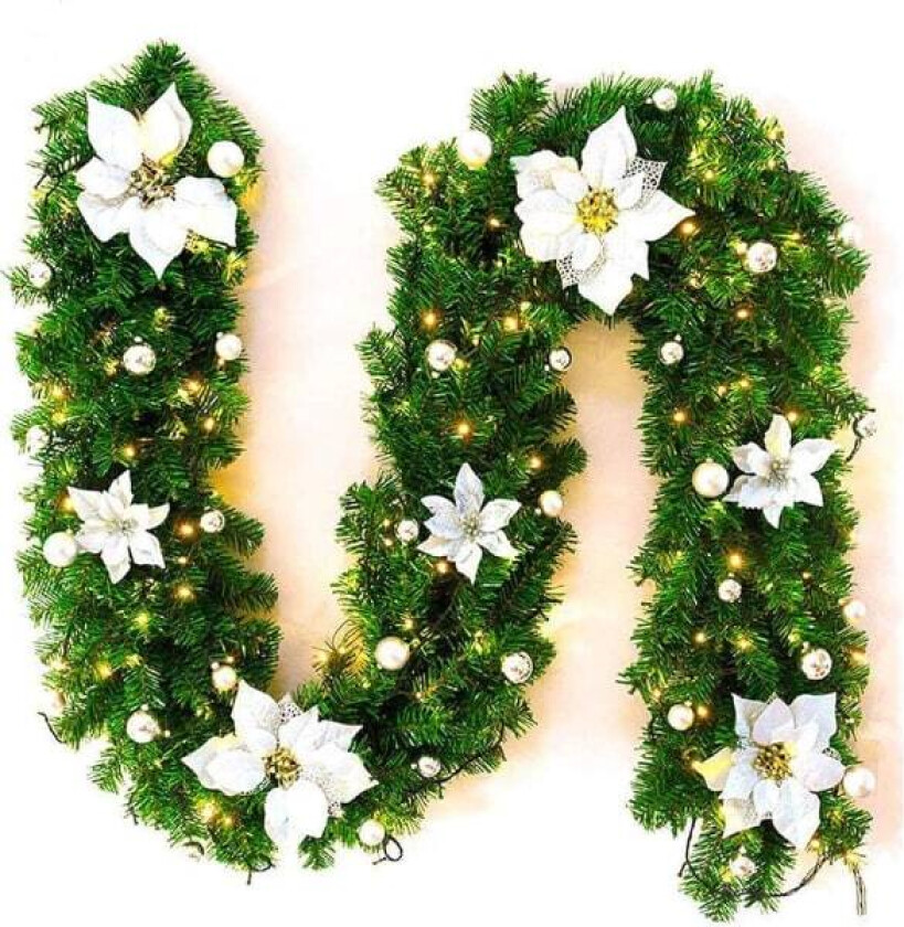 Julekrans, Julekrans med lys, Utendørs