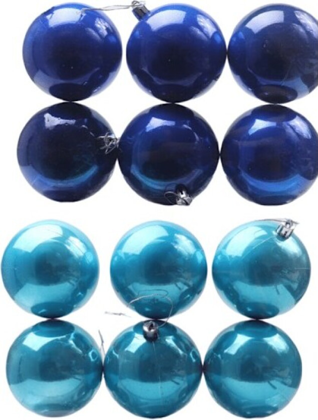 Julekuler, 8 cm, fargerike dekorative kuler for juletreet, julepynt Stil 2